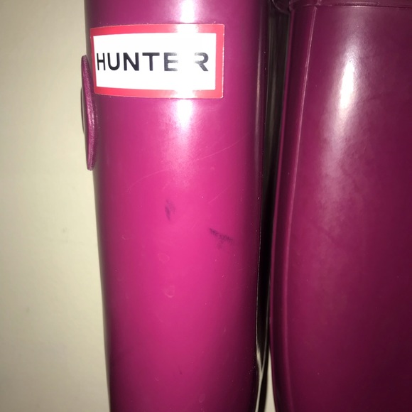 Pink/Purple Original Tall Hunter Rain Boots - Picture 3 of 4